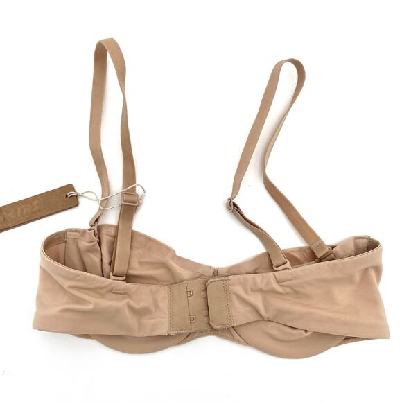 Skims 32A Smoothing Intimates Unlined Strapless Convertible Bra Clay BA-BAN-9054 - Picture 4 of 5